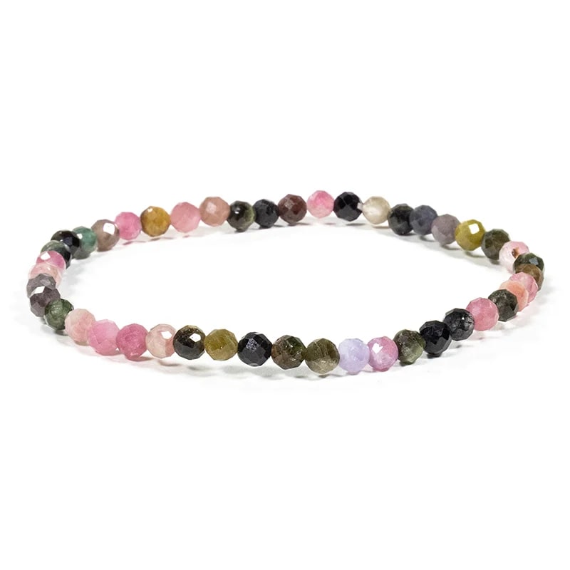BRACELET TOURMALINE MULTICOLORE