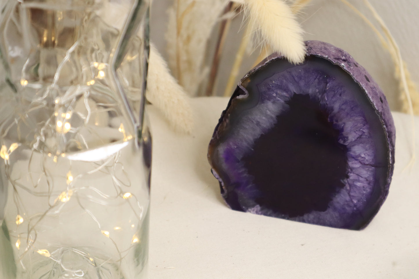 AGATE VIOLETTE POLIE