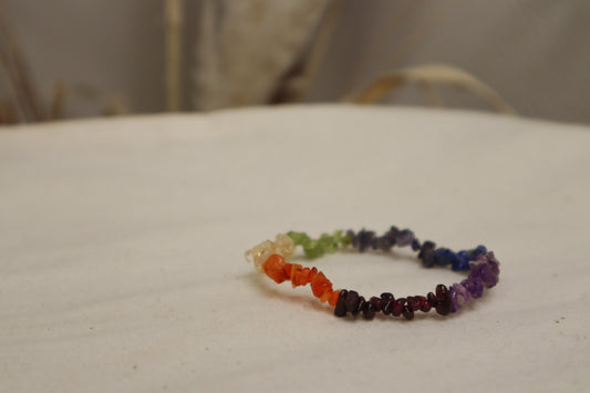 BRACELET CHIPS 7 CHAKRAS