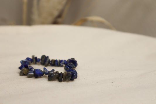BRACELET CHIPS LAPIS-LAZULI