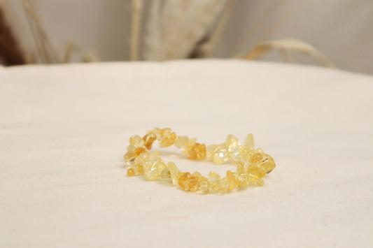 BRACELET CHIPS CITRINE