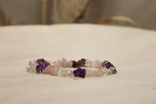 BRACELET CHIPS TRIANGLE D'OR