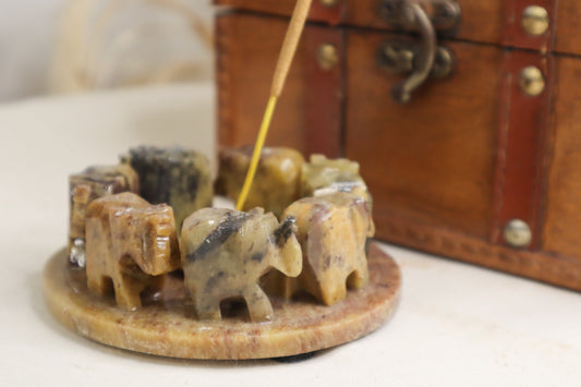 BRÛLEUR D'ENCENS ELEPHANTS