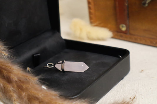 PENDENTIF QUARTZ ROSE